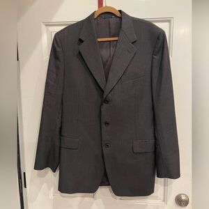 Canali Proposta 100% wool suit. 52 L. Dark Grey.
